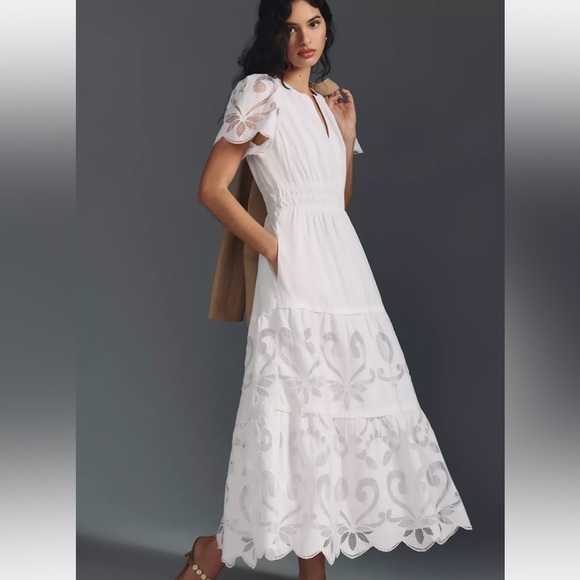 ANTHROPOLOGIE - Somerset Dress! Size medium. Stunning 💗 - Picture 3 of 8